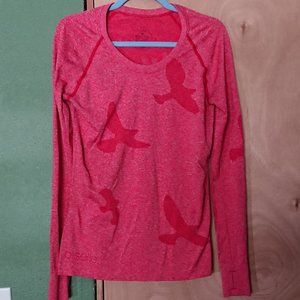 Oiselle Running Flyte Long Sleeve Top Sz L EUC
